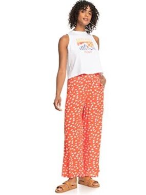 ROXY MIDNIGHT AVENUE WIDE LEG PANTS